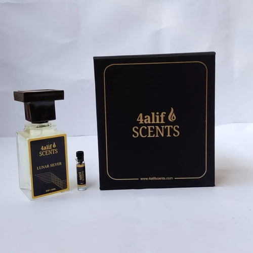 Lunar Silver EDP 50ML Men's Perfume – Long Lasting Citrus Fragrance
