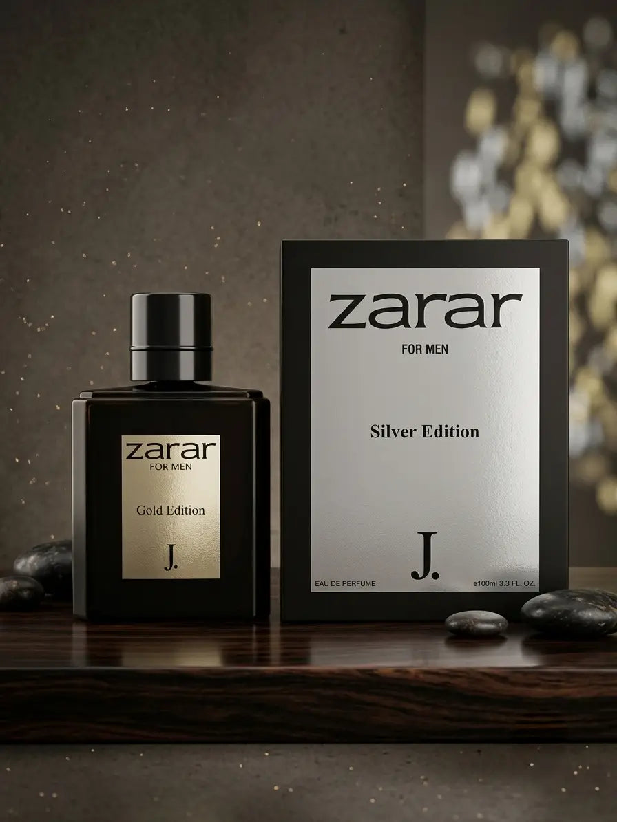 Zarar Silver Edition Perfume 100ML – 24 Hours Long Lasting